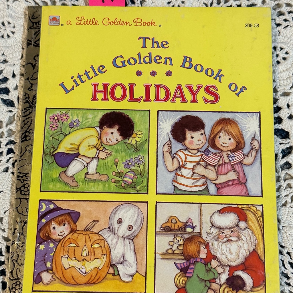 The Little Golden Book Of Holidays  Yellow Cover